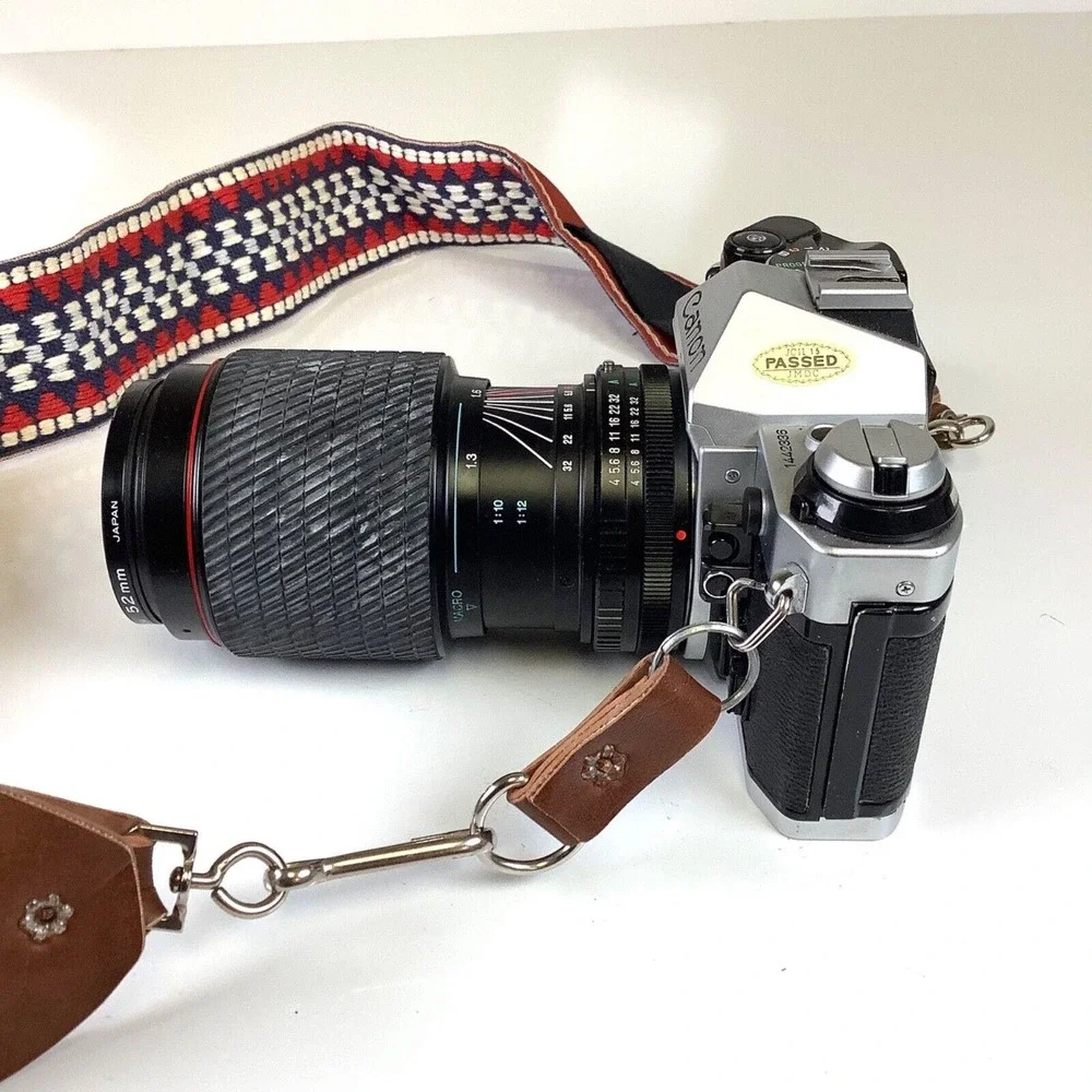 Canon AE-1 Program 35mm Film Camera w/ Tokina 70-210mm Lens TESTED GOOD * READ